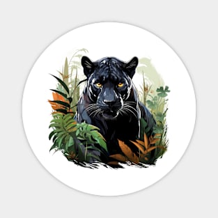 Jungle Panther Magnet